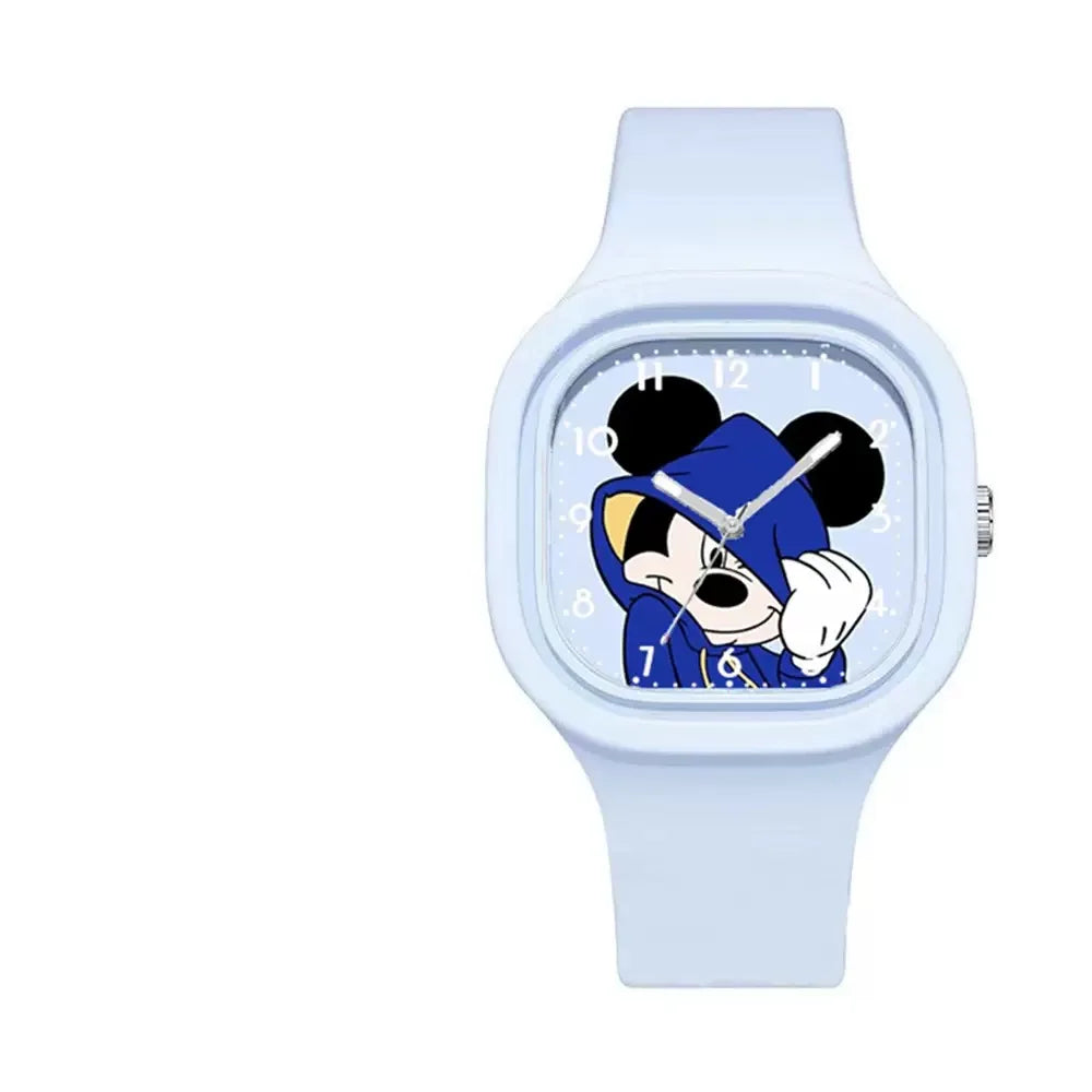 Mickey Minnie Mouse Children Watches Kids Boy Girl Cute Anime Cartoon Primary School Student Fashion Watch Birthday Gift