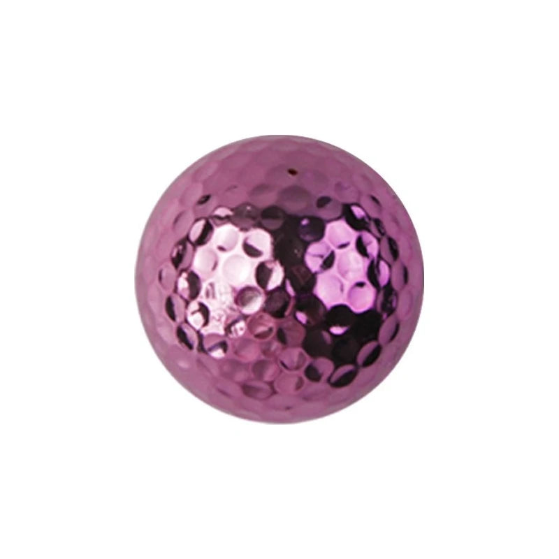 Golf Plated Balls Double Layer Competition Balls Gold Plated Balls Gift Balls Gold Plated Silver Plated Blue Plated Powder Balls