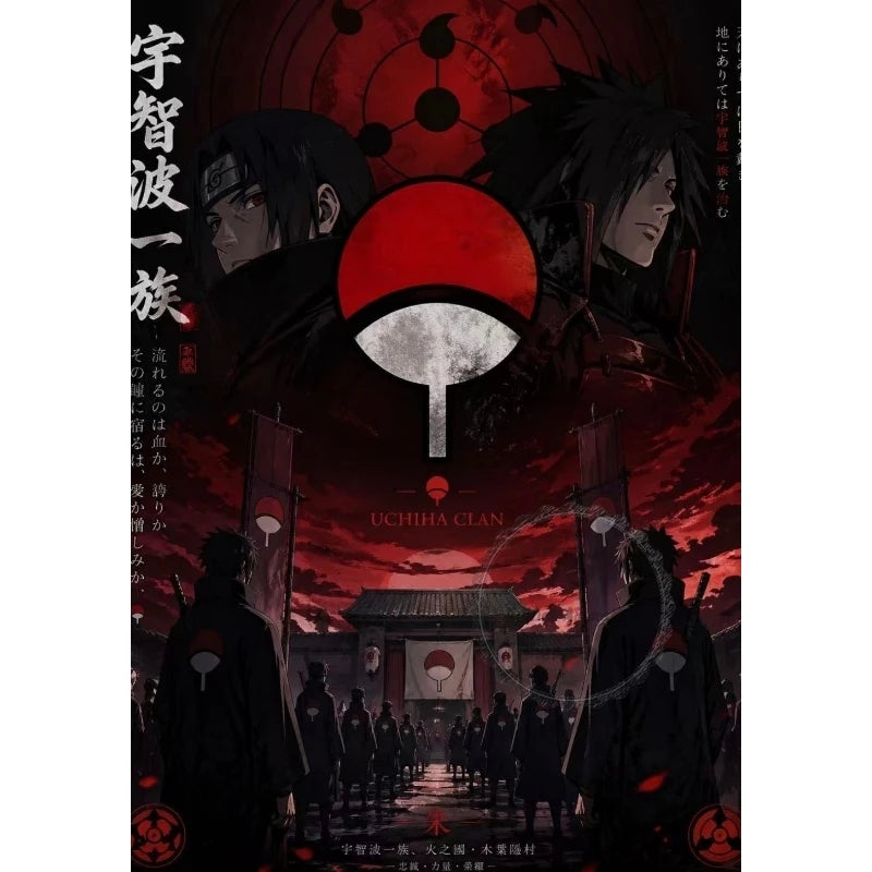 Classic N-Naruto Anime HD Art Poster, Decorative Wall Painting, Home Decoration for Living Room Bedroom, Perfect Gift