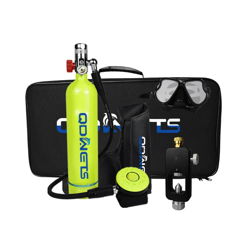 1L Scuba Diving Tank Professional Diving Equipment Underwater Breathing Scuba Tank Oxygen Cylinder 15-25 Minutes QDWETS