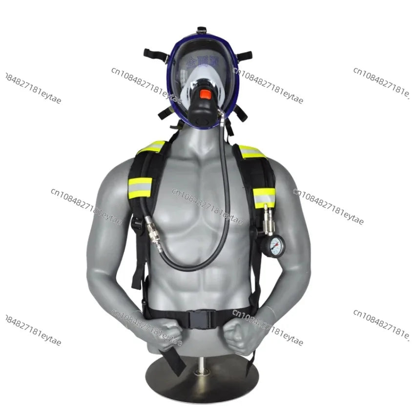 6.8L SCBA Firefighting Self Contained Breathing Apparatus Steel Air Cylinder Fire Rescue Air Supply Respirator