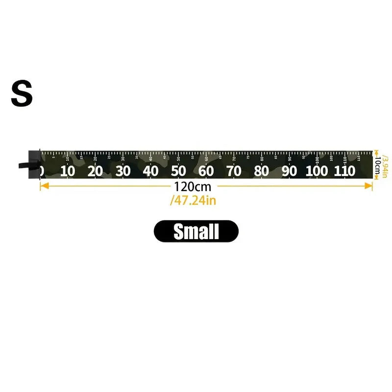 1pcs Fishing Ruler PVC Waterproof Durable Of Measuring Tape for Tackle Box, Boat, Kayak Fishing Gear Use Width 10cm 20cm 30cm