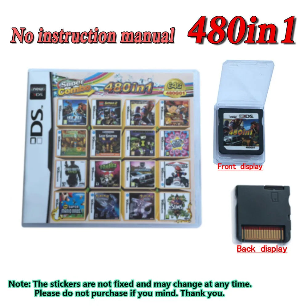 4300 in 1  Pokemon Game Cards DS NDS 3DS 3DS NDSL
