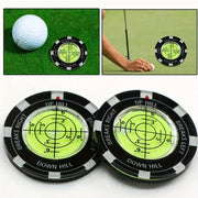Golf Putt Ball Marker High Precision Round Green Reader Golfing Putting Aid Slope Reader 1PC