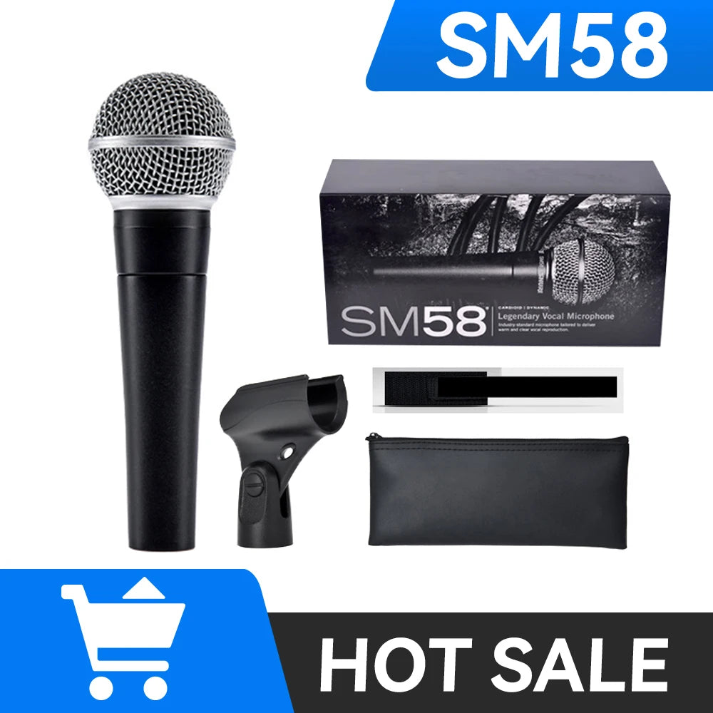 Deliver crystal-clear vocals with this dynamic handheld microphone—perfect for live performances, speeches, and recordings!