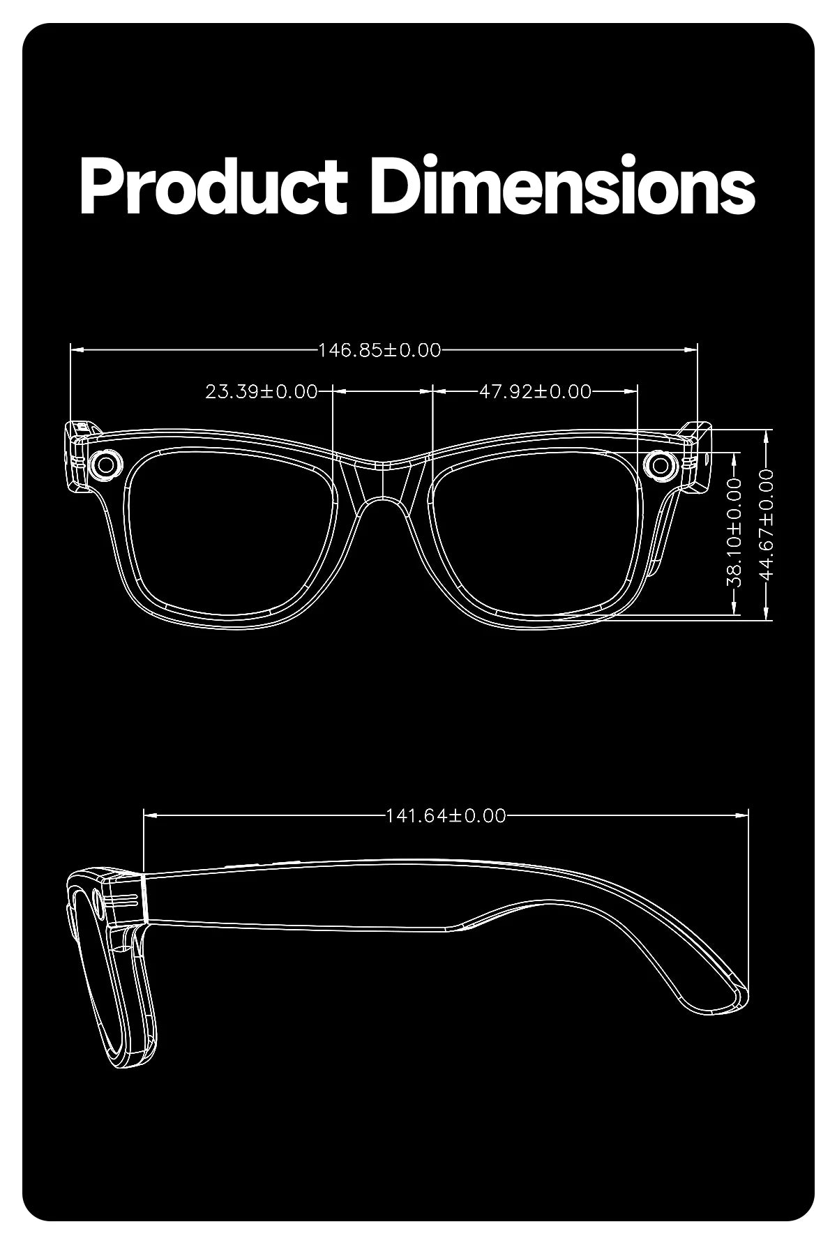 LIGE AI Smart Glasses 8MP HD Camera Video Bluetooth Call Intelligent Translation 270mAh Battery Voice Assistant Music Sunglasses