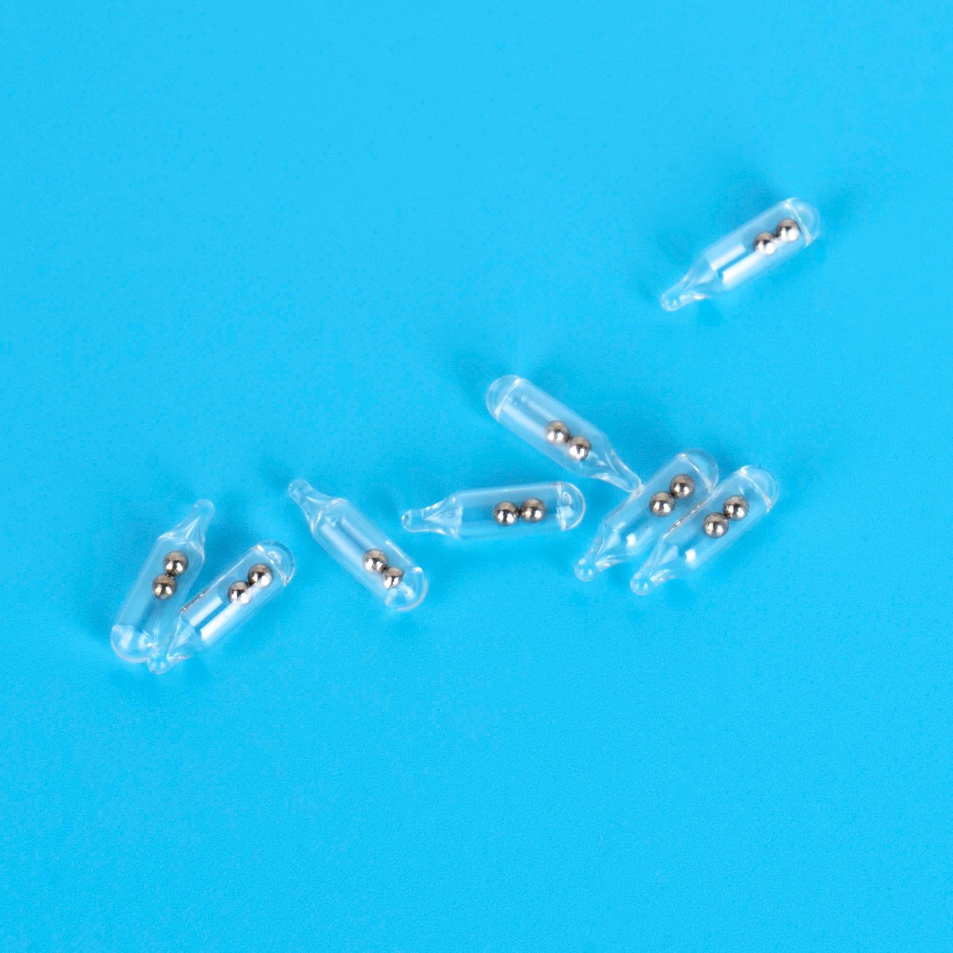30pcs Glass Fishing Rattles, Rattle Inserts for Soft Bait Tubes, Lure Accessories