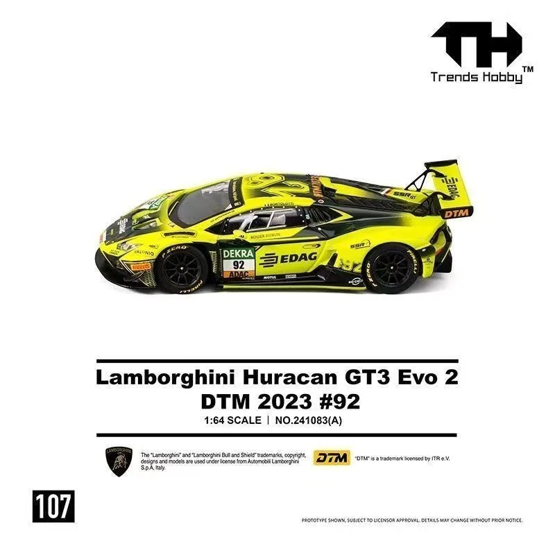 Trends Hobby 1:64 Porsche 911 GT3 R24H Le Mans 2025 Diecast Car Model Ship Now