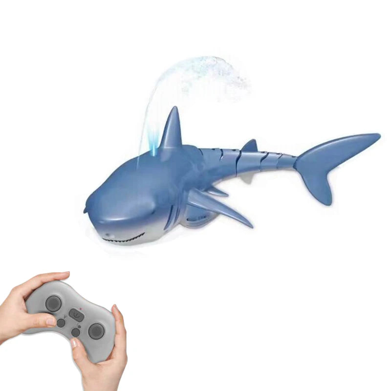 RC Shark Remote Control whale Spray Water Kids robot toy Radio Controlled Boats swimming pool Toys for boys Children Kid