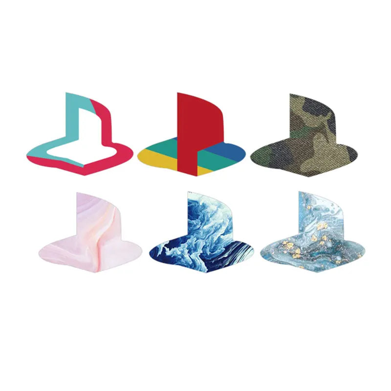 6pcs Custom Vinyl Decal Skin Cover For PS5 Logo Sticker Glossy Underlay For PS5 Disc Digital Version Console Accessories