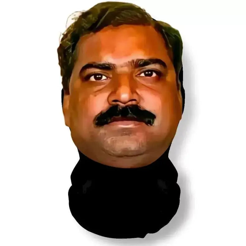 Indian-style party realistic mask headgear, abstract and funny cosplay mask, essential equipment for going out for cycling