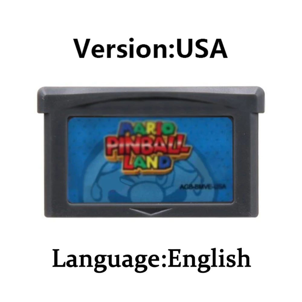 Mario GBA Games cards EUR USA Version