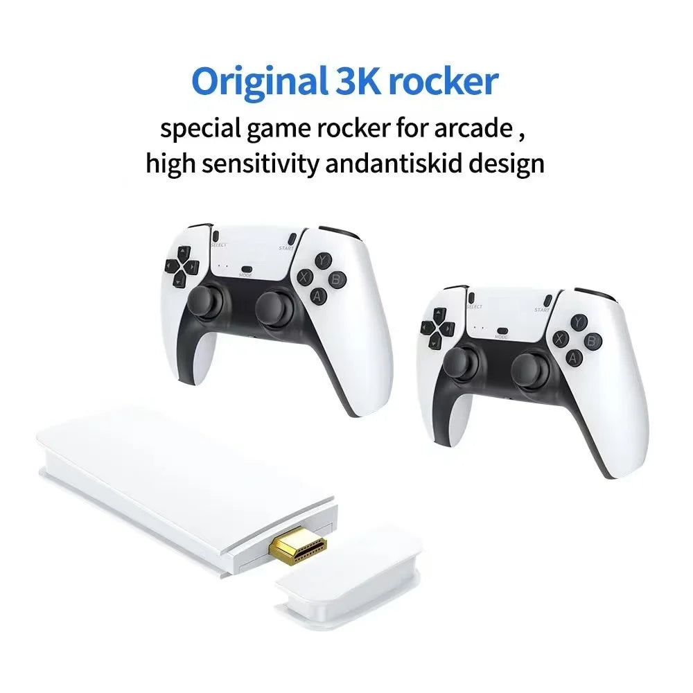 NEW M15 4K HD Retro Game Console,2.4G Wireless Controllers,20+ Simulators,GB2 DDR3 256MB,12 8G,40000 Games Retro Video Game Cons