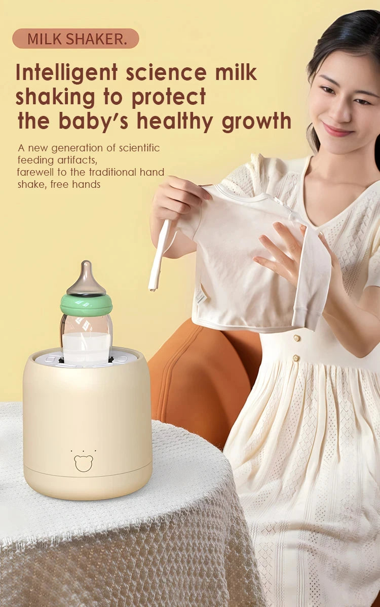 Mix up your baby’s milk on the go with this portable USB rechargeable baby bottle shaker—fast, convenient, and mess-free feeding!