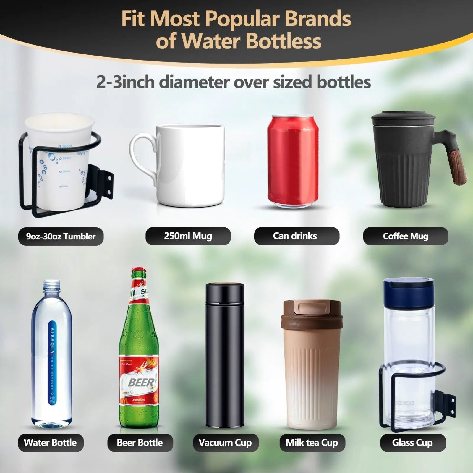 2Pcs Stainless Steel Marine Ring Cup Drink Holder, Boat Accessories, Yacht, Truck, RV, Camper