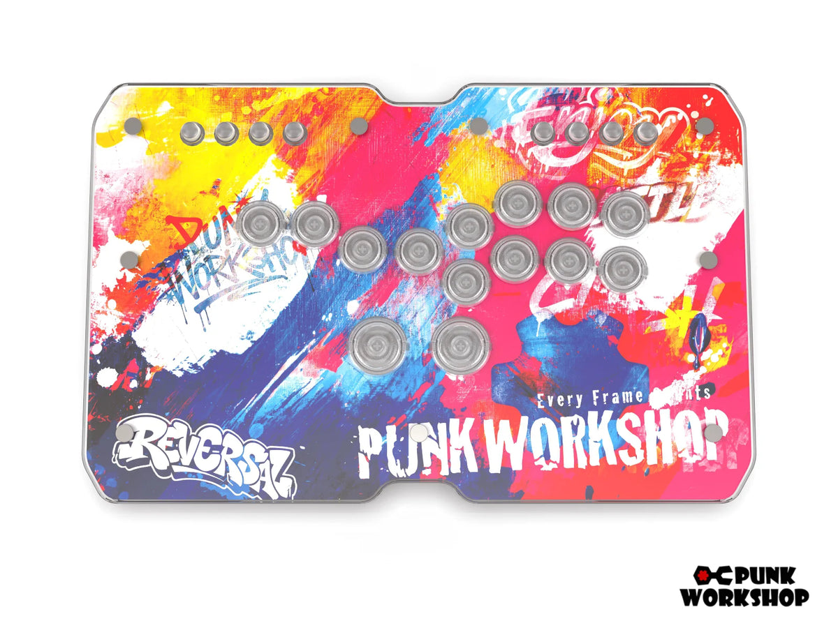 Punk Workshop Mini HitBox SOCD Fighting Stick Controller Newest Version Support Switch/PC (Windows®11 / 10) Handle Fight Console