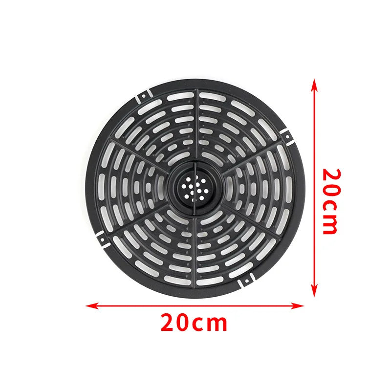 Air Fryer Basket Replacement Grill Air Pan for Power Dash Parts Crisper Plate Non-Stick Fry Pan Kitchen Airfryer Accessories