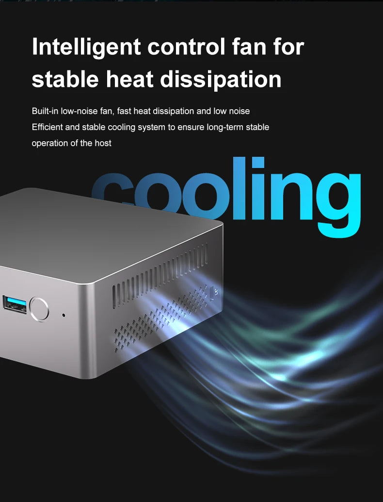 Experience powerful performance with this Intel N100 mini PC—quad-core processor with Turbo Boost up to 3.4GHz, 8GB LPDDR5 RAM, 256GB storage, 4800Hz dual RJ45 LAN with firewall, Windows 11, and 4K support for smooth multitasking and secure networking!