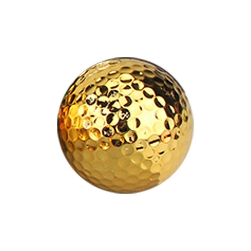 Golf Plated Balls Double Layer Competition Balls Gold Plated Balls Gift Balls Gold Plated Silver Plated Blue Plated Powder Balls