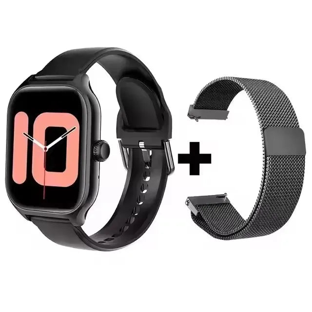 Stay connected and stylish with this versatile smartwatch compatible with both Android and iOS devices!