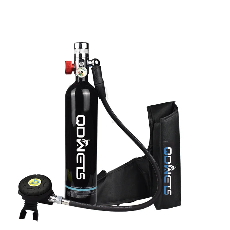 1L Scuba Diving Tank Professional Diving Equipment Underwater Breathing Scuba Tank Oxygen Cylinder 15-25 Minutes QDWETS