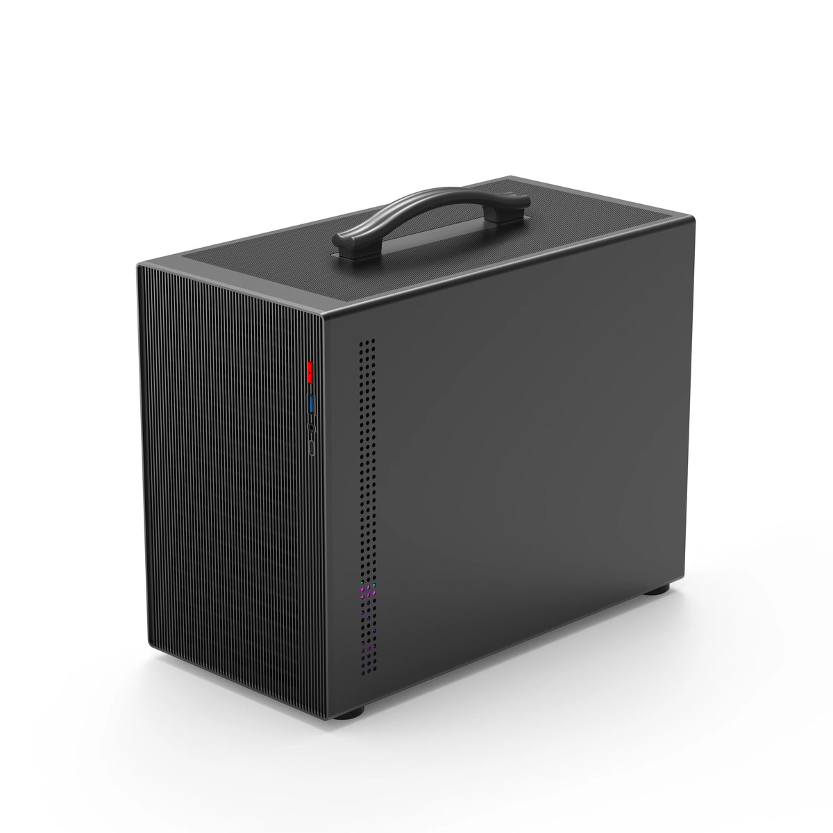 Power Train X-GAMERX M1 Handheld Portable Computer Case Side Transparent MINI Game MATX Desktop Chassis