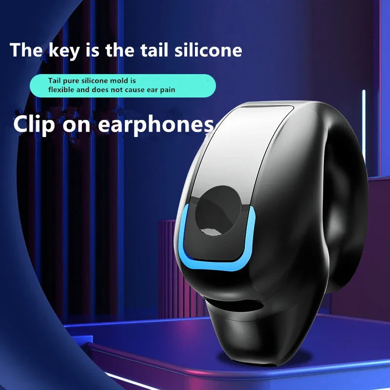 Earphone Clip Wireless Bluetooth Headphones