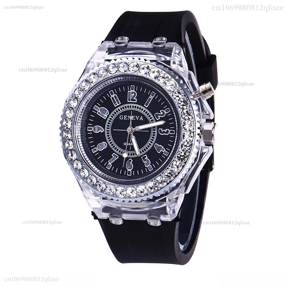 Luminous Colorful LED Luminous Watch for Male and Female Students, Fluorescent Quartz Hand for Male and Female Students