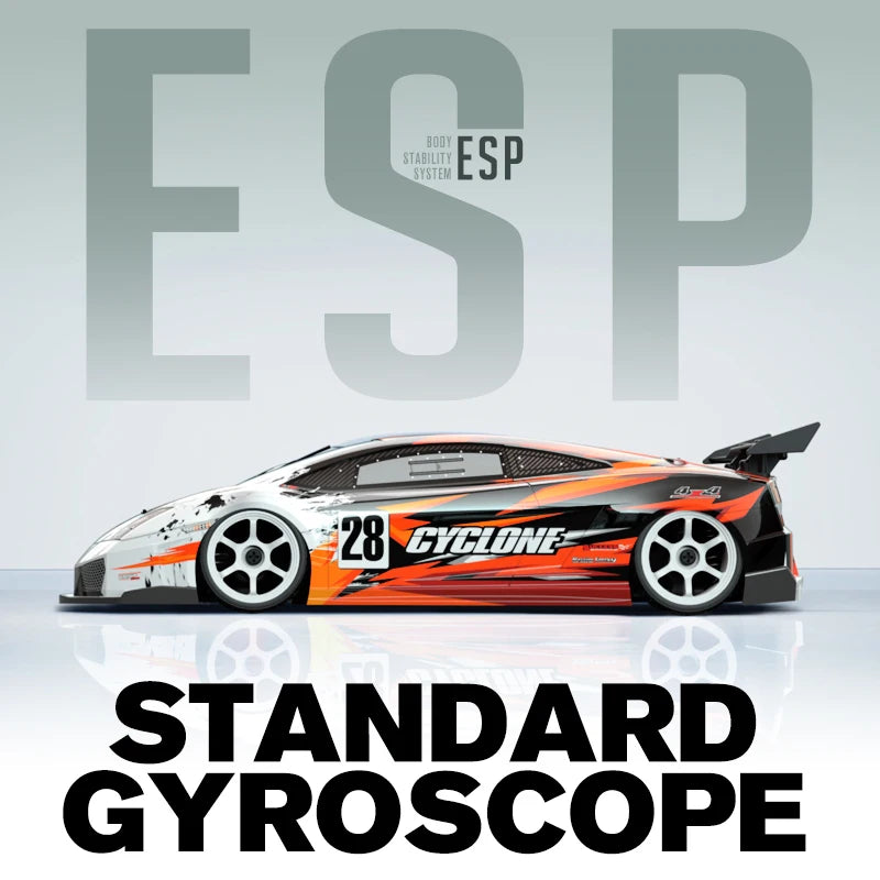 RC Cars Four-wheel Drive Drift Car High Speed Remote Control 2.4G  Classic Professional Racing Car for Children Toy Car Gift