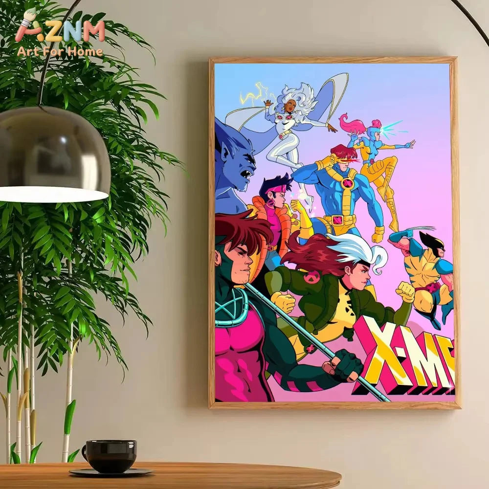 1pc X-X-M-MEN Classic Movies Poster Poster Art Print Bar Living Room Furniture Decor