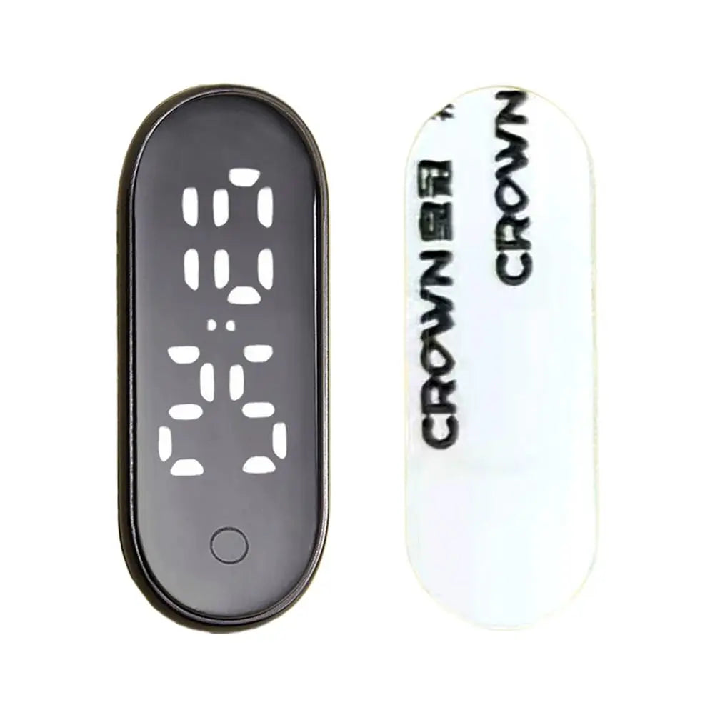 Luminous Motorcycle Car Clock Auto Internal Stick-On Mini Sport Waterproof Watch Mechanics Led Clocks Auto Ornament Accessories