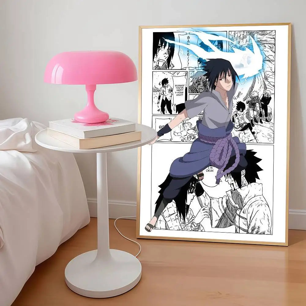 N-NARUTO cool Anime Posters Dormitory Decorations Bedroom And Living Room Wall Murals Souvenirs