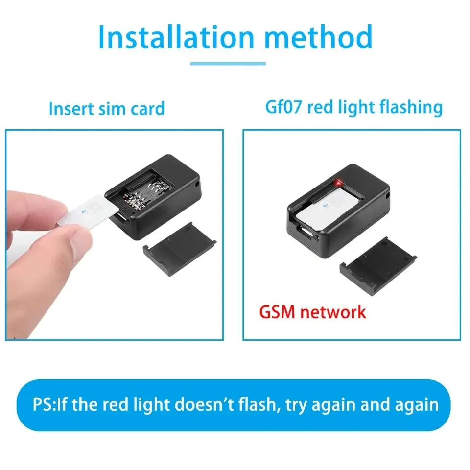 Gps Locator Remote Small Strong Magnetic Car Vehicle Anti-Theft and Loss Prevention Tracker Car Tracking Artifact Gf-07