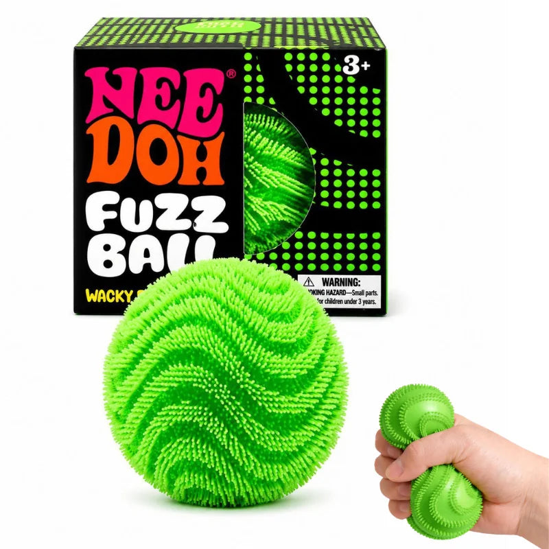 New Schylling NeeDoh Fuzz Ball & Maltose Candy Sensory Squeeze Toy Stress Relief Fidget Ball for Adults Kids Toy