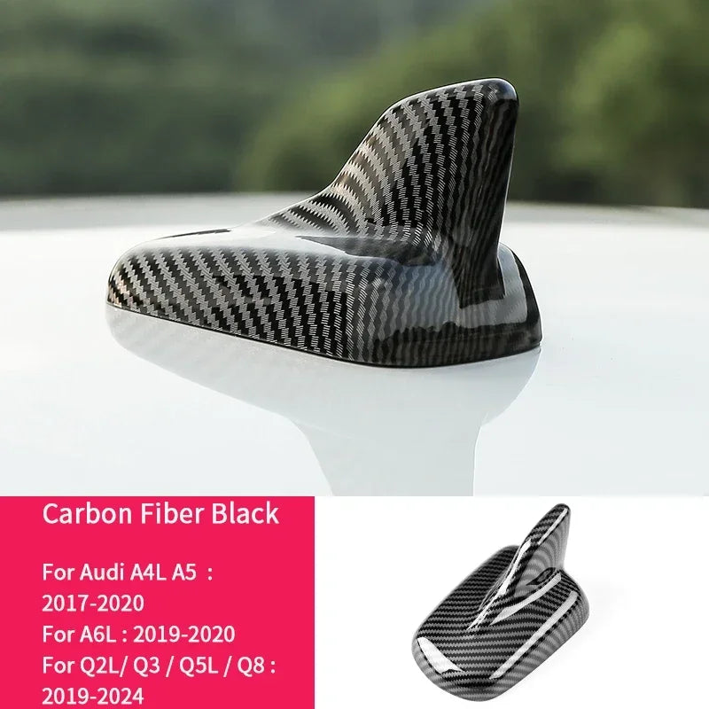 For Audi A4 A5 2017 2018 2019 2020 Q5 2017 2018 2019 2020 2021 2022 2023 2024 Exterior Shark Fin Antenna Cover Protective Cap