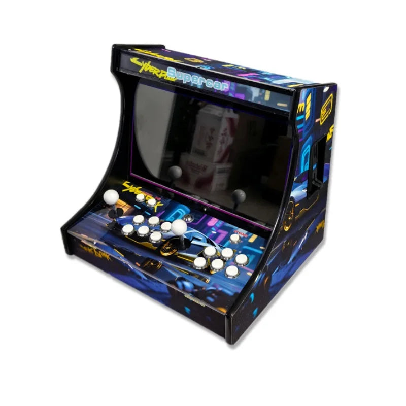 19 Inch LCD Bartop, 2 Players Arcade Video Game Machine, SAGA PANDORA DX 26800 in 1, Coin Acceptor Joystick Button Bartop