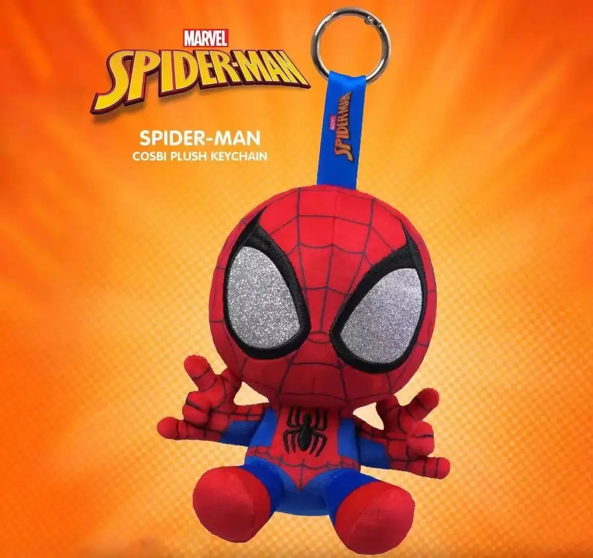 Spider Man Series Blind Box Cosbi Plush Anime Peripheral Figurines Backpacks Pendants Ornaments Surprise Gift for Boys