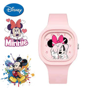 Mickey Minnie Mouse Children Watches Kids Boy Girl Cute Anime Cartoon Primary School Student Fashion Watch Birthday Gift