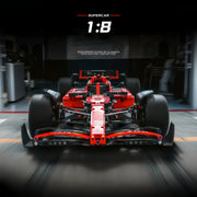 1361PCS Technical 1:8 Scale SF-24 Red  Racing Car Building Blocks Set - MOC Supercar Model Assembly Toy  Birthday Gifts