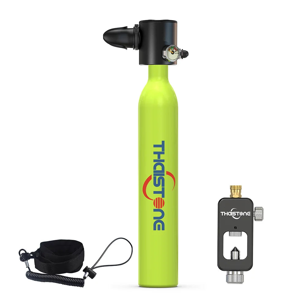 THAIITONEE-Mini Scuba Diving Tank, Underwater Swimming Swimmer, Cylinder Equipment, Dive Bottle, Oxygen, 0.5L, 5-10 Minutes