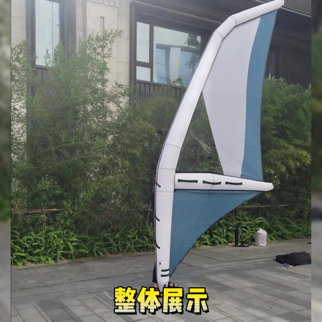 Inflatable Surfing Paddle Board with Handheld Wind Sails Kite Boards for Water Sliding Wind Wings Surfing Gear