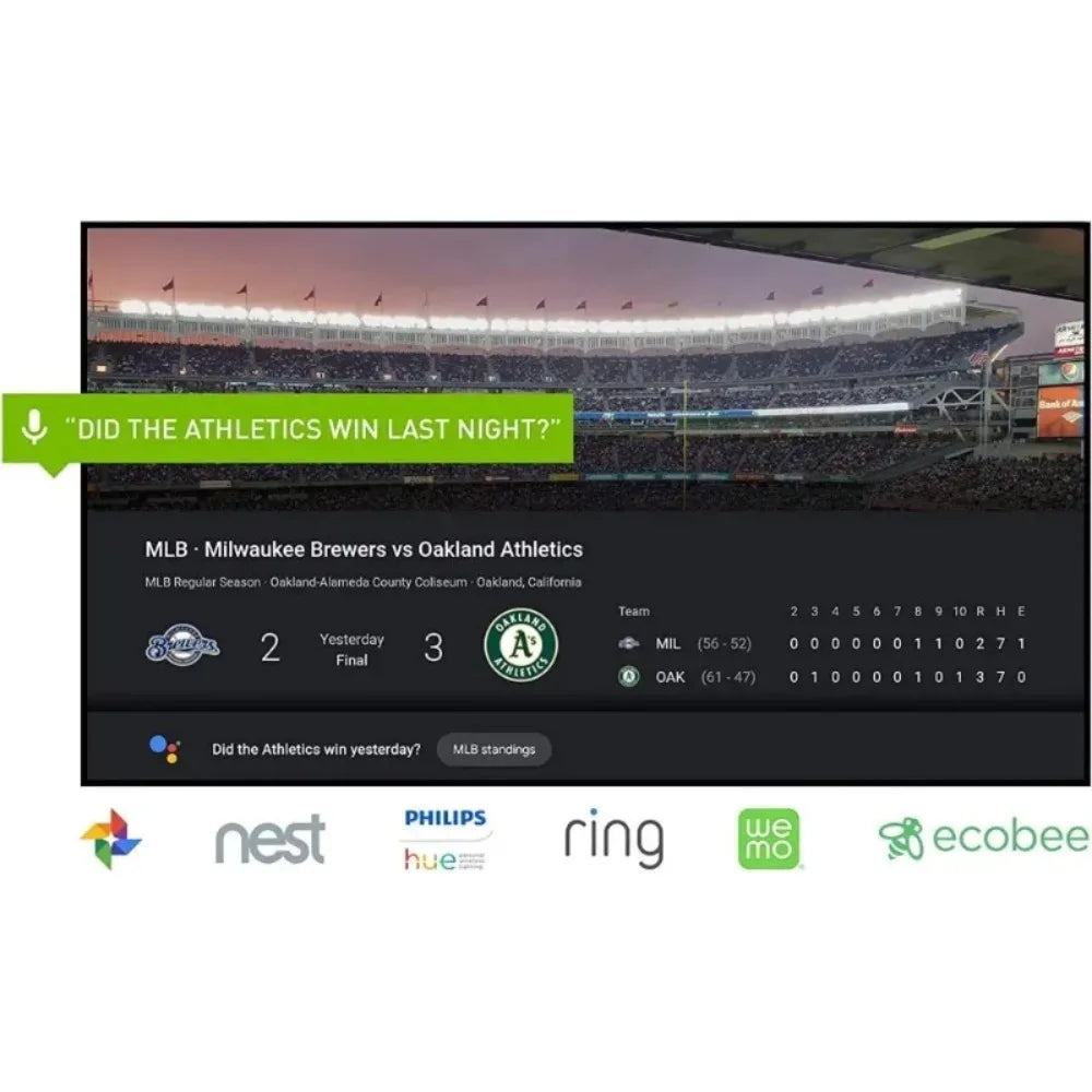 4K HDR Android TV Pro Streaming Media Player with Dolby Vision Atmos AI Upscaling GeForce NOW Google Assistant Alexa