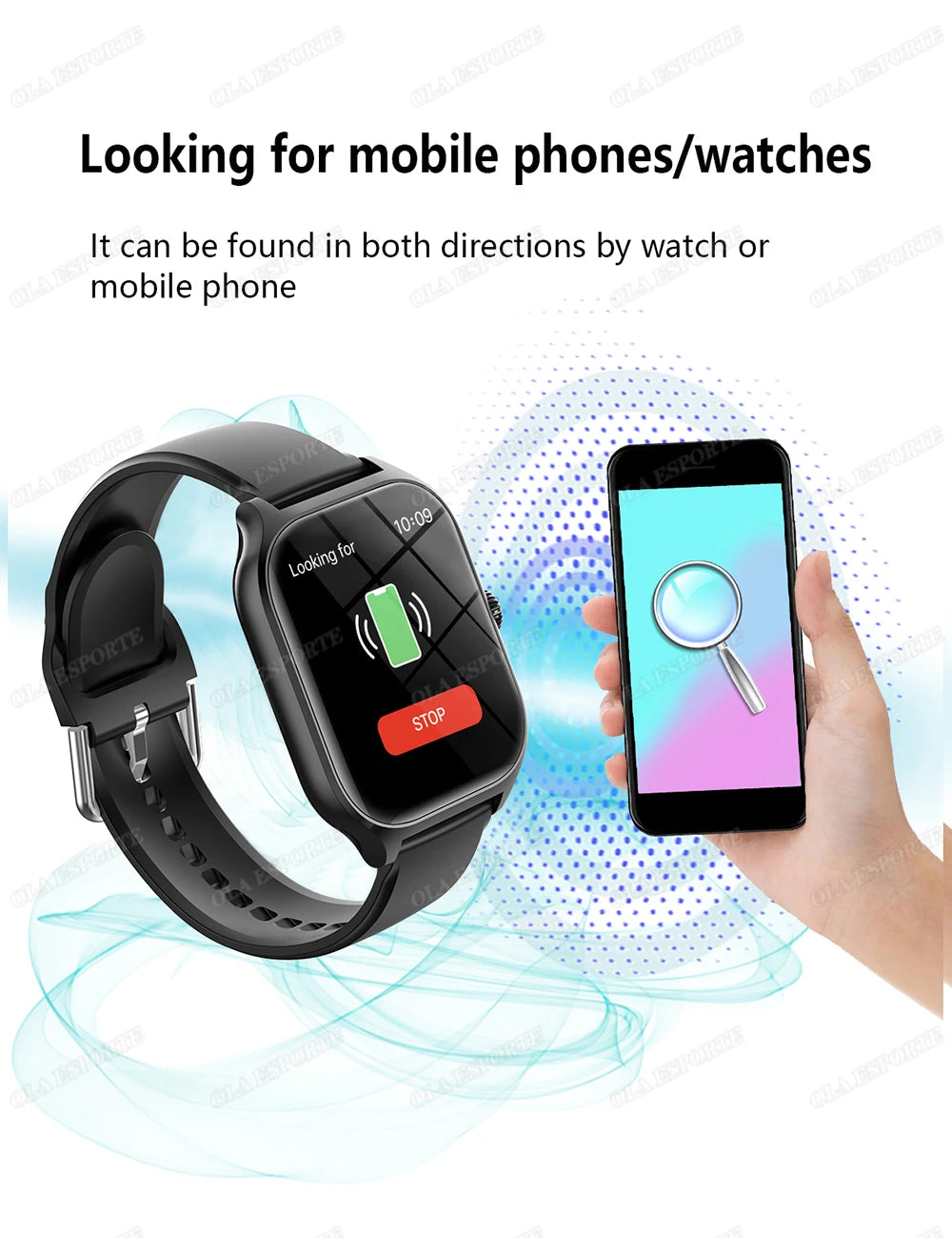 Stay connected and stylish with this versatile smartwatch compatible with both Android and iOS devices!
