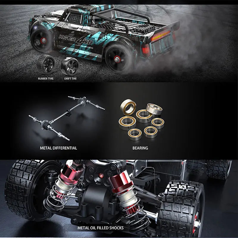 Hyper Go MJX 14303 14302 14304 1/14 4WD RC Car 65km/h Brushless 2.4G Remote Control Car Off-road High Speed RC Cars Truck Toy