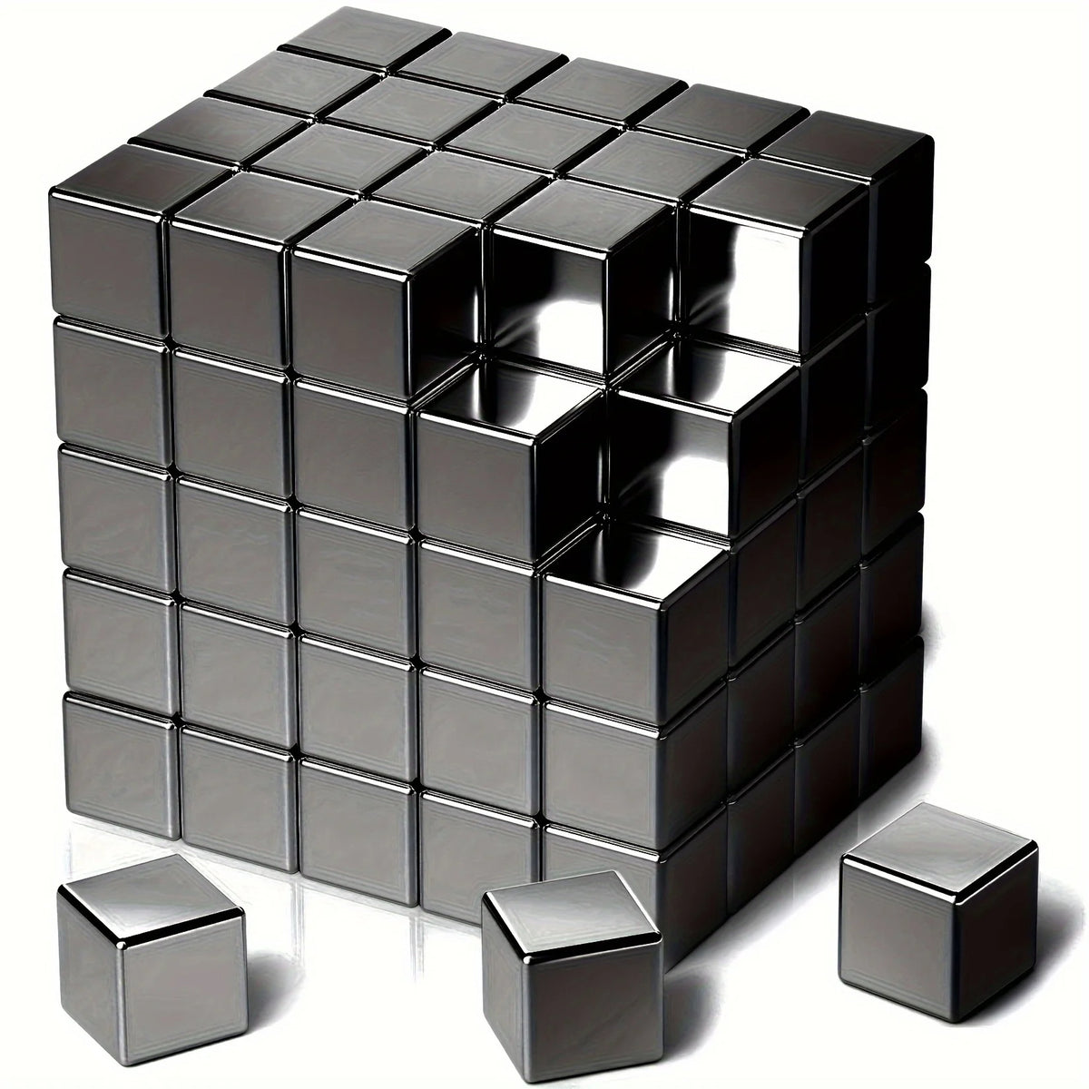 Square Magnets, Great Pull Force, Perfect for Fridge, Garage, Kitchen, Science, Craft, Office, Easter Decor.