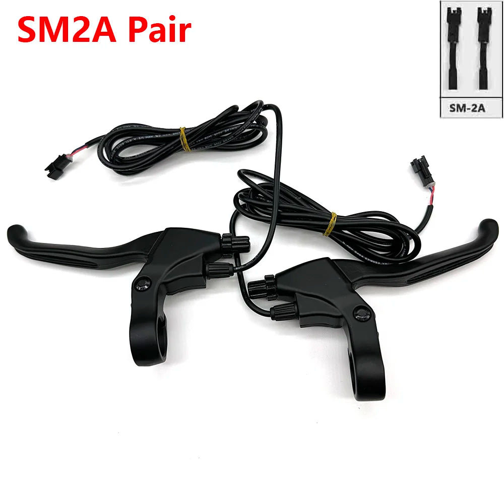 Cut Power-Off Brake Lever Folding Electric Scooter Replacement Brake Handle Lever for E-Bike EBIKe SM 2Pin Aluminum Alloy Lever