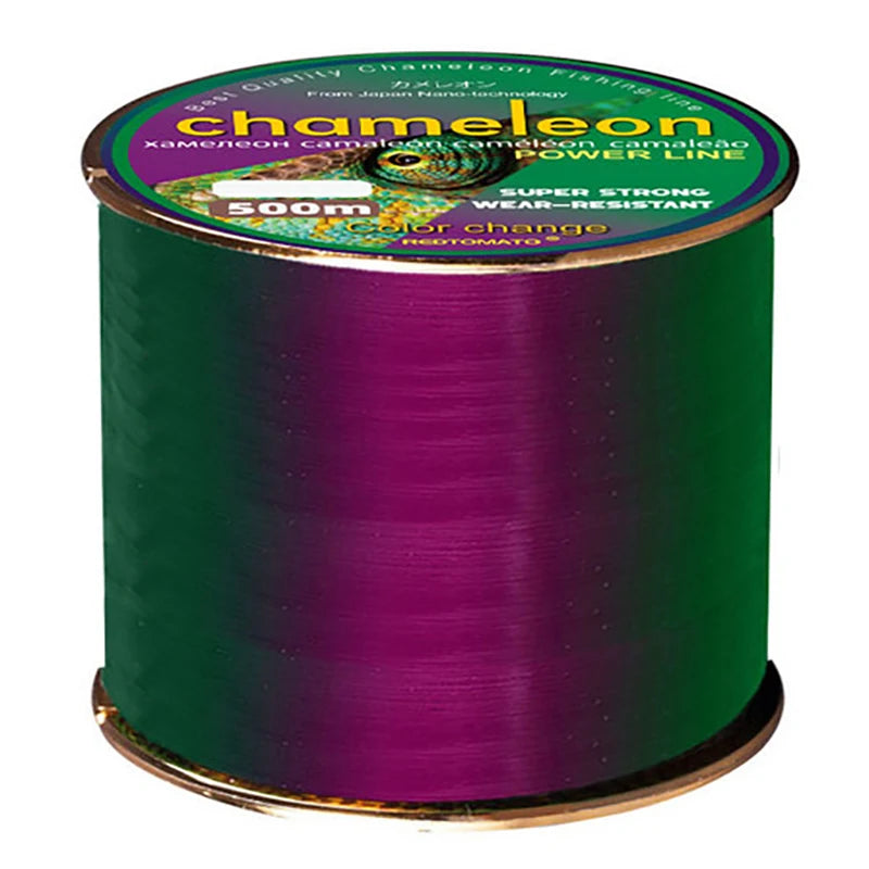 REDTOMATO 500m/1000m Color Changing Chameleon Line Fluorocarbon Coat Monofilament Nylon  Carp Wire Leader Line Fishing Equipment