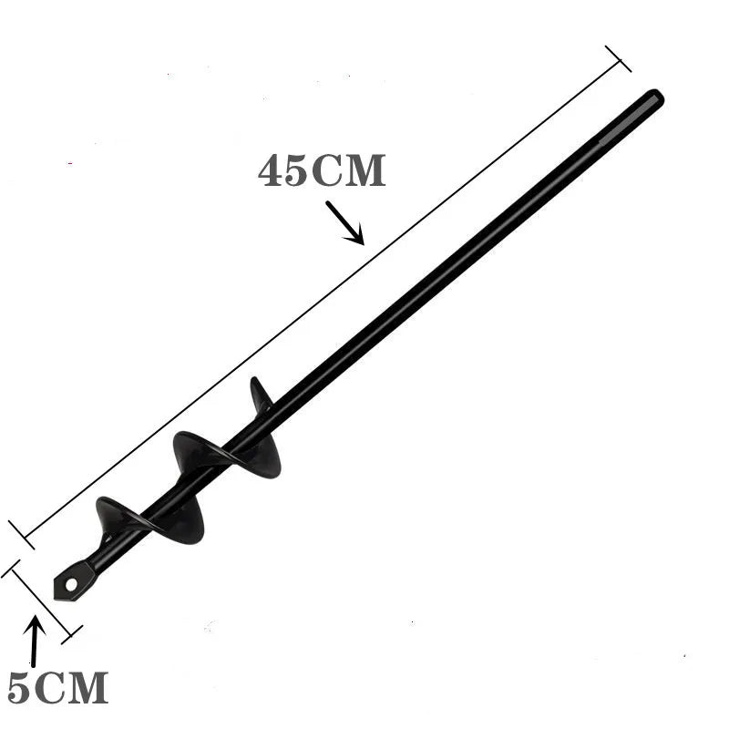Ground Drill For Garden Soil Drill For Garden Vegetable Patch Digging Tool Ground Drill For Screw Rod Twist Drill
