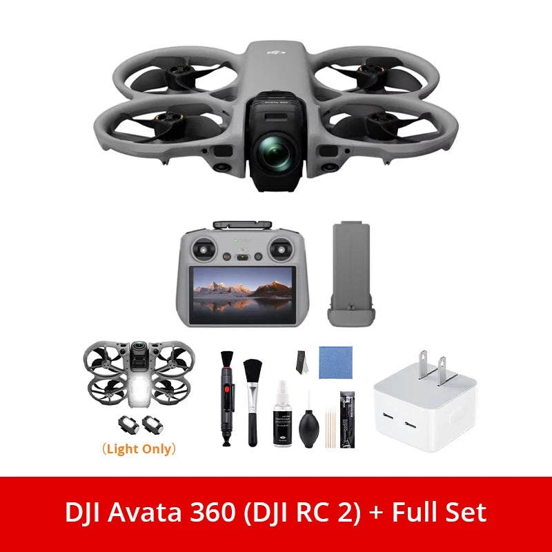 DJI Avata 360 360° Panoramic FPV Drone With Camera & Optional Accessories Drones 4K Professional 8K HDR Video 1-Inch Sensor All-Round Obstacle Avoidance