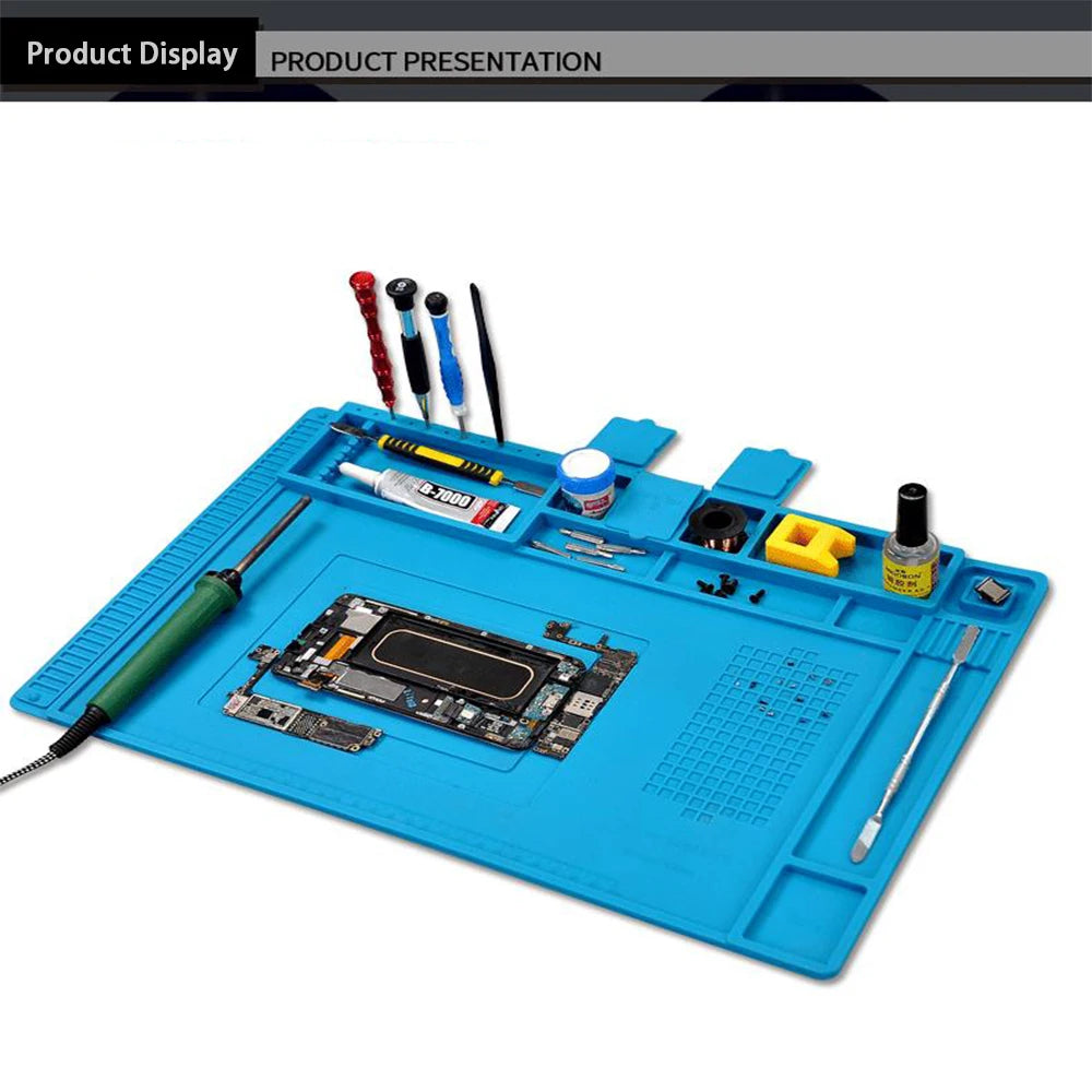 Silicone Heat Insulation Pad Remove solder pad ESD AntistaticHigh temperature resistance Phone Motherboard Repair Working Pad